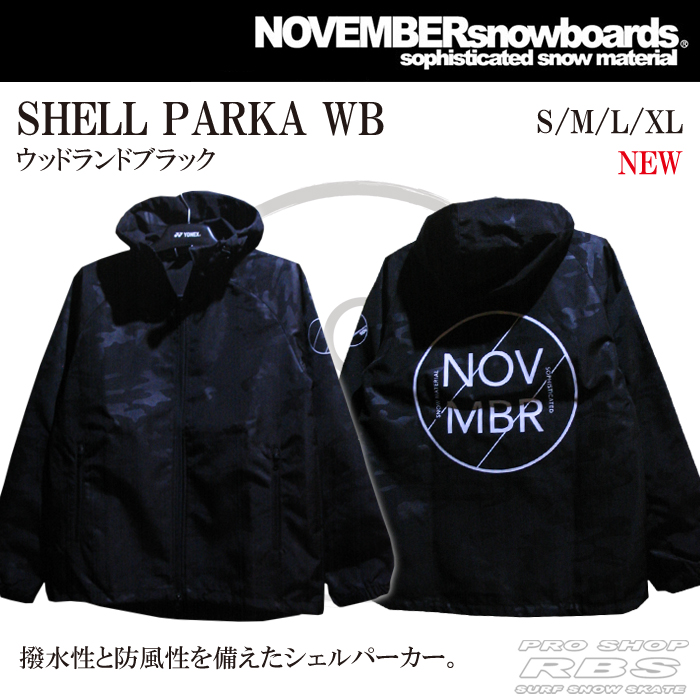 18-19 NOVEMBER  SHELL PARKA/WB 日本正規品