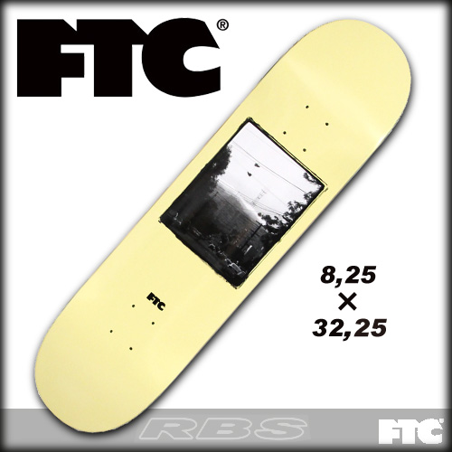 FTC スケートデッキ FTC ROLLIN IN TEAM DECK サイズ 8.25 x 32.25 【スケートボード デッキ 】【日本正規品】