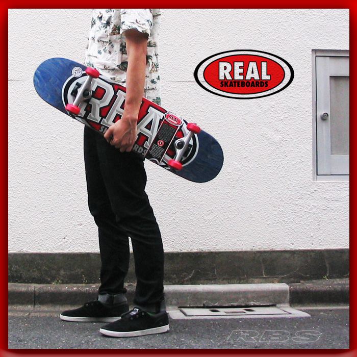 REAL スケートボード  コンプリートセット PLAY OFFS プレイオフ サイズ 7.3/7.5/7.75/8.0  【日本正規品 リアル スケボー 完成品 送料無料】