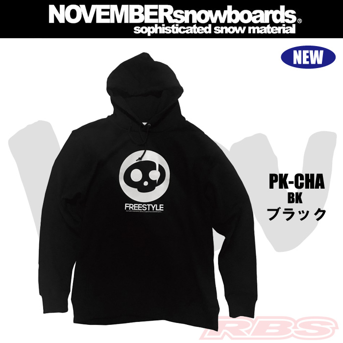 17-18 NOVEMBER パーカ PK-CHA/BK PK-CHB/GR ブラック グレー 【日本正規品】【取り寄せ商品】
