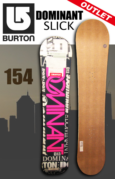 BURTON スノーボード DOMINANT SLICK 154 【日本正規品】