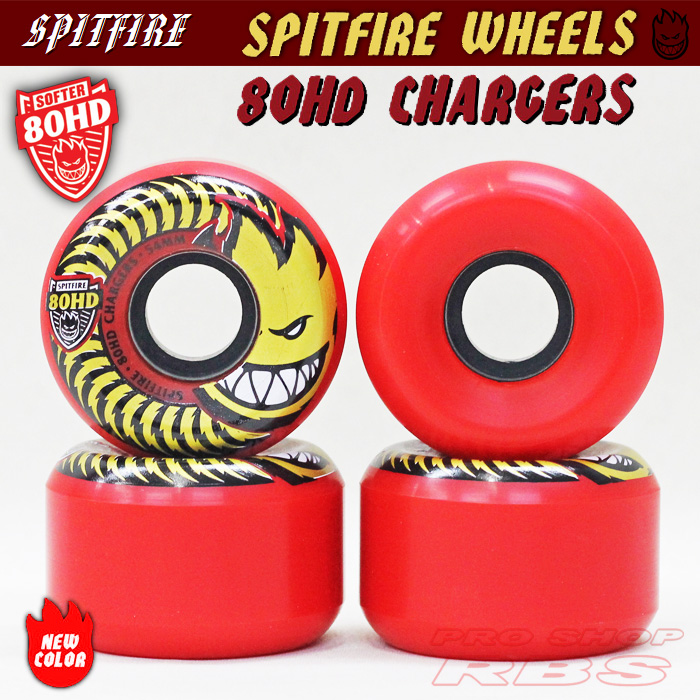 SPITFIRE ウィール 80HD CHARGERS CONICAL SHAPE RED 54/56/58mm 80DU 【日本正規品】