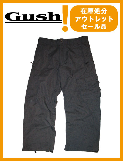 GUSH  ガッシュ GROUND PANTS パンツ GRAY 【日本正規品】【アウトレット商品】