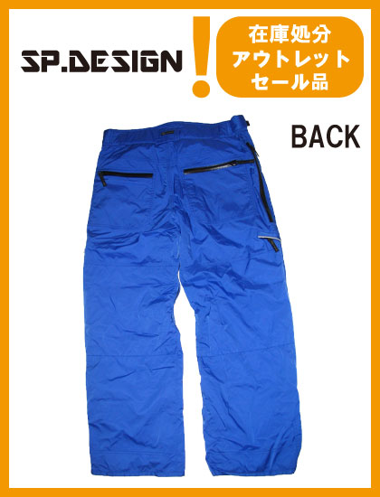 SP DESIGN  エスピーデザイン  SPP PANTS パンツ BLUE【日本正規品】【アウトレット商品】