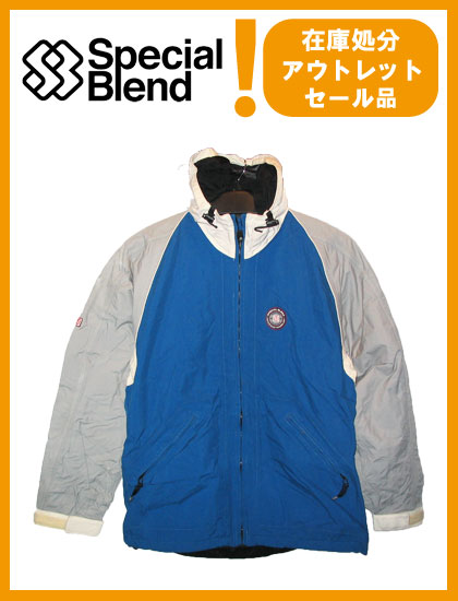 SPECIAL BLEND  スペシャルブレンド  COMPASS HOODED PIPING JACKET /BLUE【日本正規品】