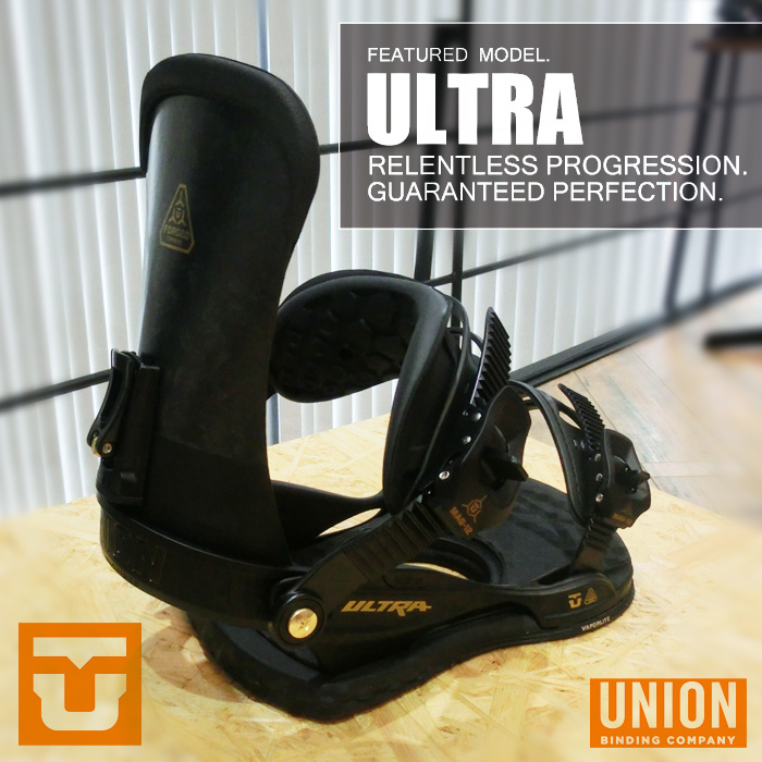 16-17 モデル UNION BINDING ULTRA ウルトラ BLACK ブラック 【UNION 16-17】【ユニオン バインディング】【スノーボード ビンディング】【日本正規品】