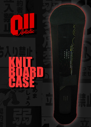 011 Artistic KNIT BOARD CASE　RED/WHITE 【 ニット ボードケース】【スノーボード ソールカバー 】 【日本正規品】