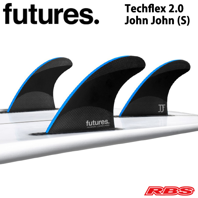 FUTURES FIN フューチャーフィン TECH FLEX 2.0 JOHN JOHN トライフィン S SIZE BLUE 【フューチャーズ フィン】【 ジョンジョン スモール】【サーフィン サーフボード】【日本正規品】