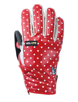 VOLUME GLOVES PIPEKING WATER PROOF BUNNY LIMITED GORE-TEX RED
