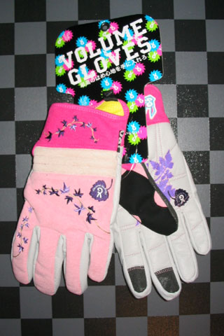 VOLUME GLOVE PIPEQUEEN WATER PROOF PINK/IVORY/R-PINK(VGi)