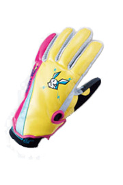 VOLUME GLOVES MANIFESTO WATER PROOF BUNNY LIMITED GORE-TEX YELLOW/R-PINK/EMERALD