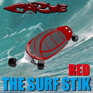 CARVE BOARD THE SURF STIK RED
