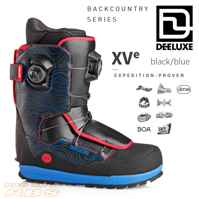 18-19 DEELUXE XVE BLACK BLUE 【デーラックス 】【18-19 スノーボード ブーツ】【日本正規品 送料無料】【予約