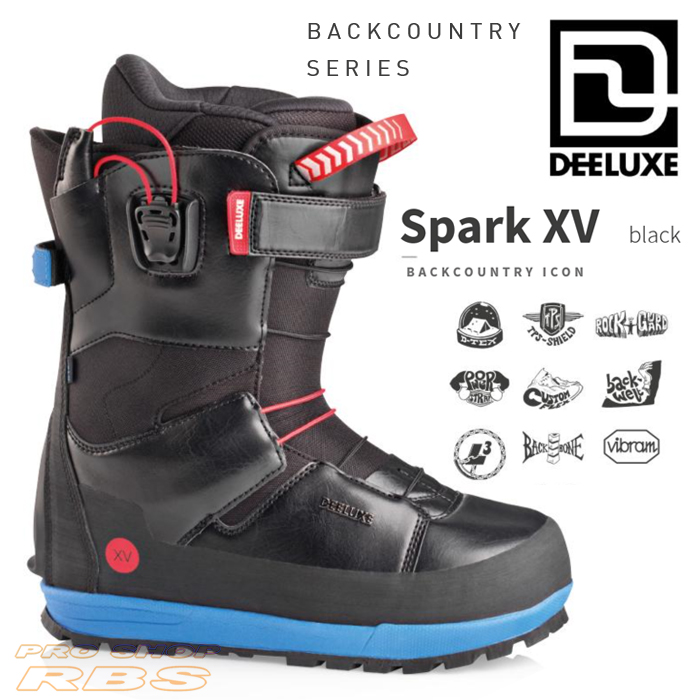 18-19 DEELUXE SPARK XV BLACK 【デーラックス 】【18-19 スノーボード ブーツ】【日本正規品 送料無料】【予約商品】