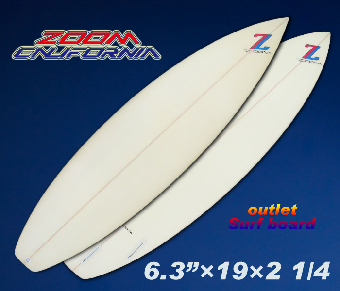 ZOOM SURF BOARD ズームサーフボード ショートボード ZS 6'3【サーフィン サーフボード】【日本正規品 在庫処分特価】