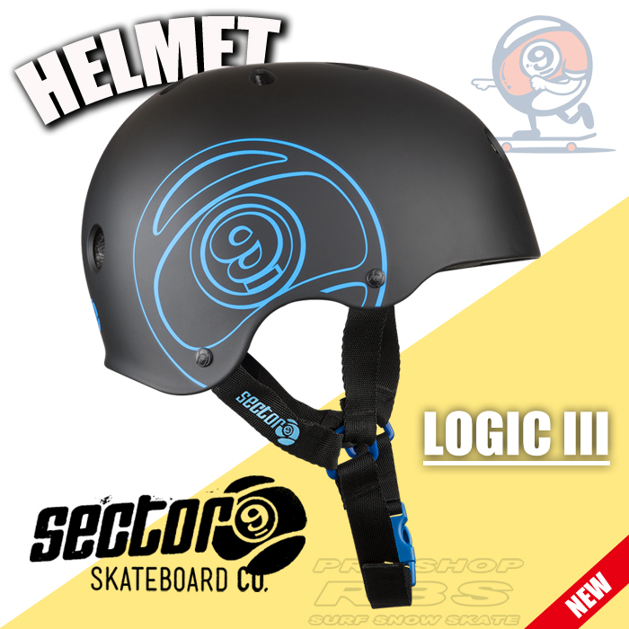 セクター9 SECTOR9 ヘルメット LOGIC III HELMET/BLACK【日本正規品】