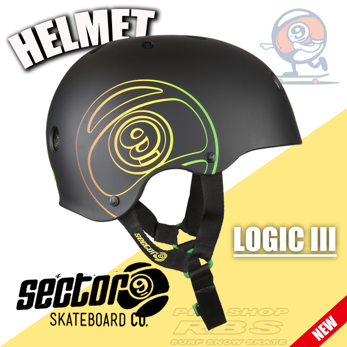 セクター9 SECTOR9 ヘルメット LOGIC III HELMET/RASTA【日本正規品】