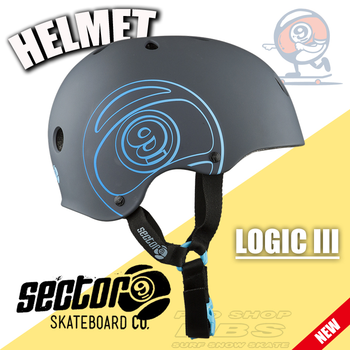 セクター9 SECTOR9 ヘルメット LOGIC III HELMET/CHARCOAL【日本正規品】