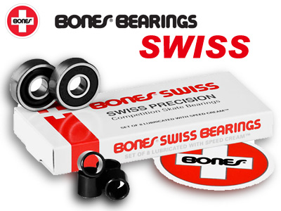BONES ベアリング  SWISS 【BEARING】【ボーンズ】【スイス】【スケートボード 日本正規品】