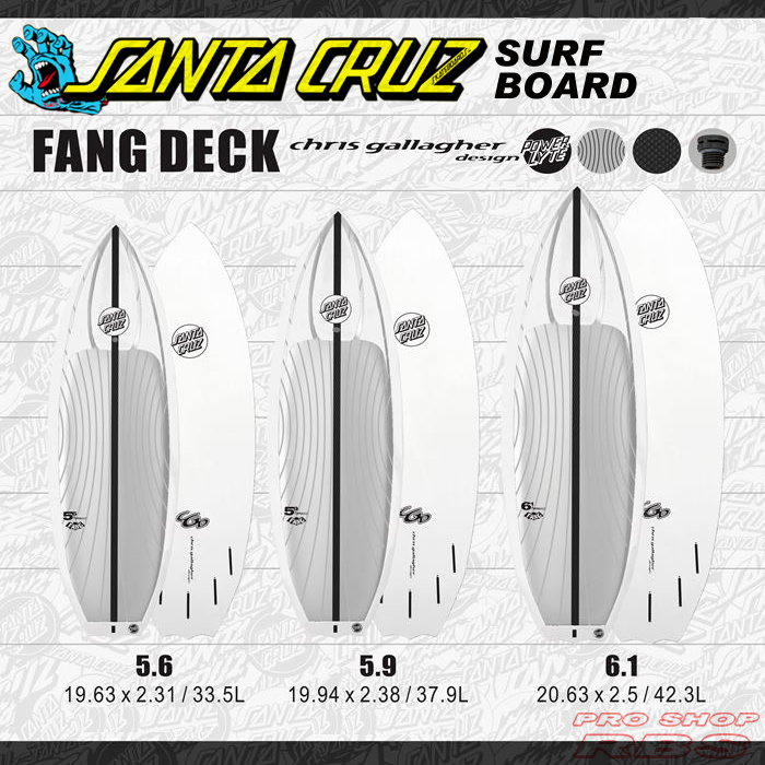 SANTACRUZ SURFBOARD FANG DECKS 5.6/5.9/6.1 ファングデッキ 