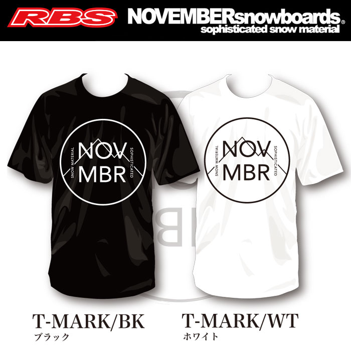 NOVEMBER  Tシャツ T-MARK 【ノベンバー スノーボード 18-19】【日本正規品】