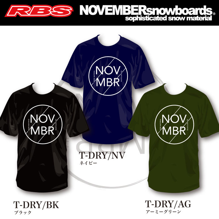 18-19 NOVEMBER Tシャツ T-DRY 【ノベンバー スノーボード】【日本正規品】