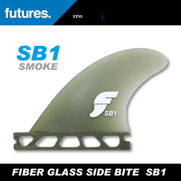 FUTURE FIN フューチャーフィン FIBER GLASS SB1 サイドフィン SMOKE 