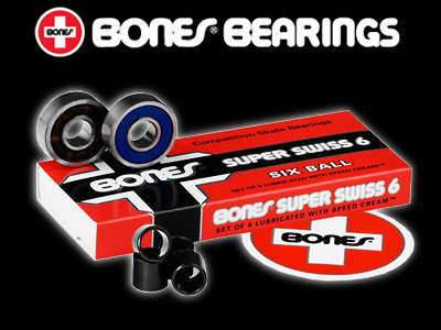 BONES ベアリング SUPER SWISS 6 【ボーンズ ベアリング】【スーパースイス 6】【スケートボード】【日本正規品】