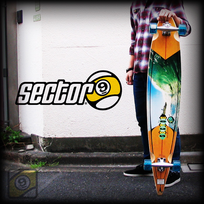 SECTOR9 ロングスケートボード BERT COMPLETE 46 カラー AST