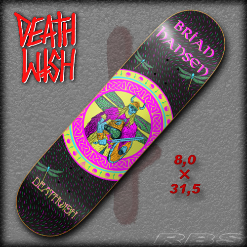 death wishスケートボードdeck - スケートボード
