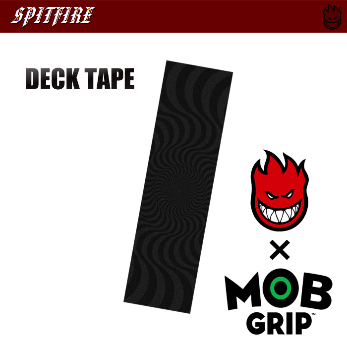 MOB GRIP×SPITFIRE デッキテープ SWIRL 9"×33" 【モブグリップ スピットファイアー 】【日本正規品】