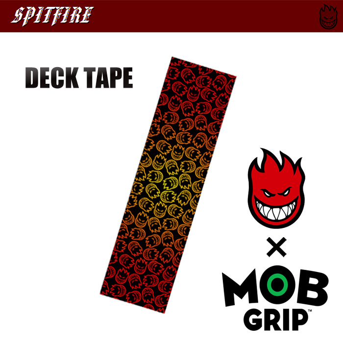 MOB GRIP×SPITFIRE デッキテープ HEADET FADE 9"×33" 【モブグリップ スピットファイアー 】【日本正規品】