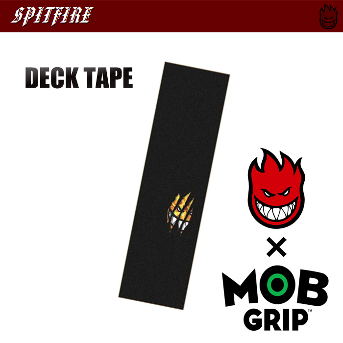 MOB GRIP×SPITFIRE デッキテープ  RIPPED FIRE 9"×33" 【モブグリップ スピットファイアー 】【日本正規品】