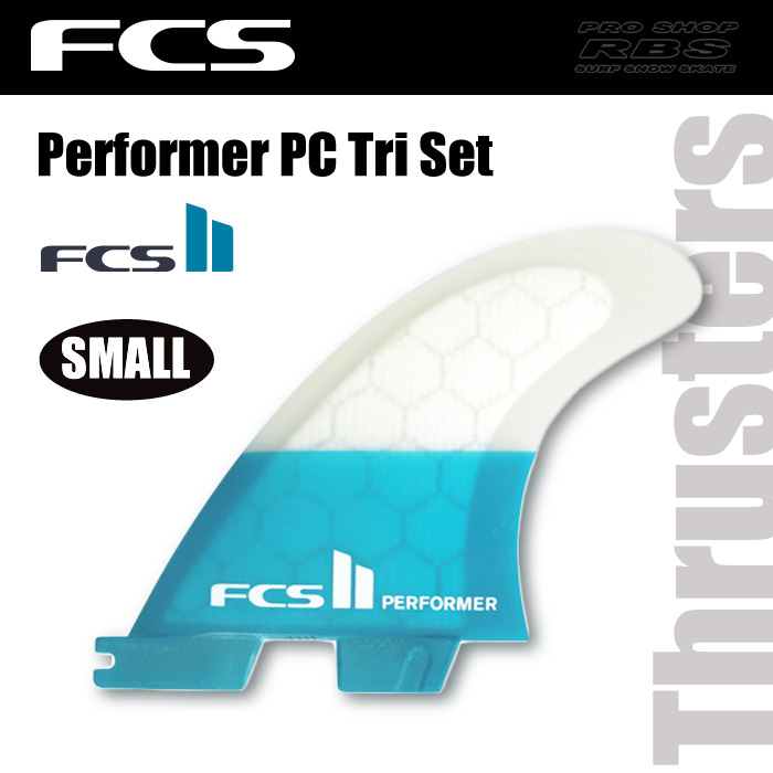 FCS フィン FCS2 Performer パフォーマー PC Tri Set サイズ SMALL 【日本正規品】