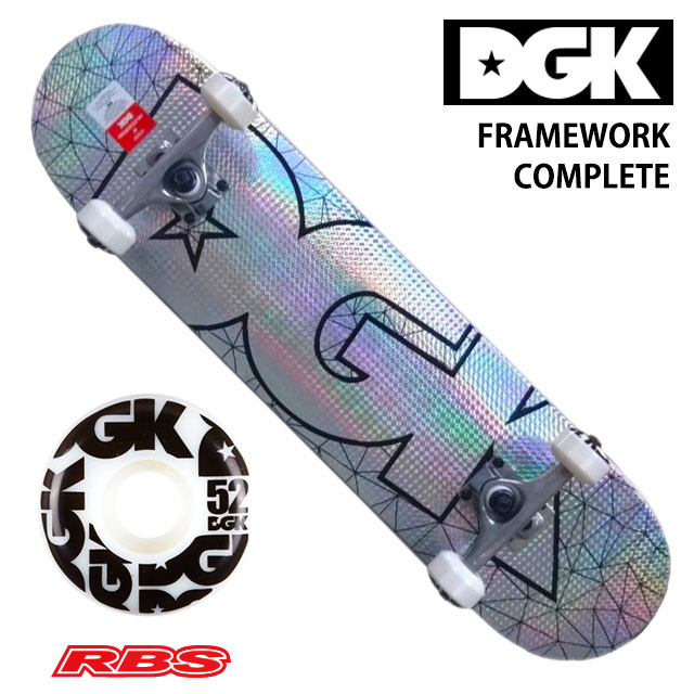 DGK スケートボード コンプリートセット FLAMEWORK COMPLETE 日本正規品