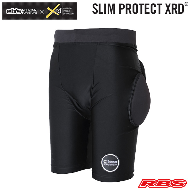 eb's SLIM PROTECT XRD® エビス スリム プロテクト ポロン BLACK 【スノーボード プロテクター ケツパッド ヒップパッド 20-21 送料無料 日本正規品】