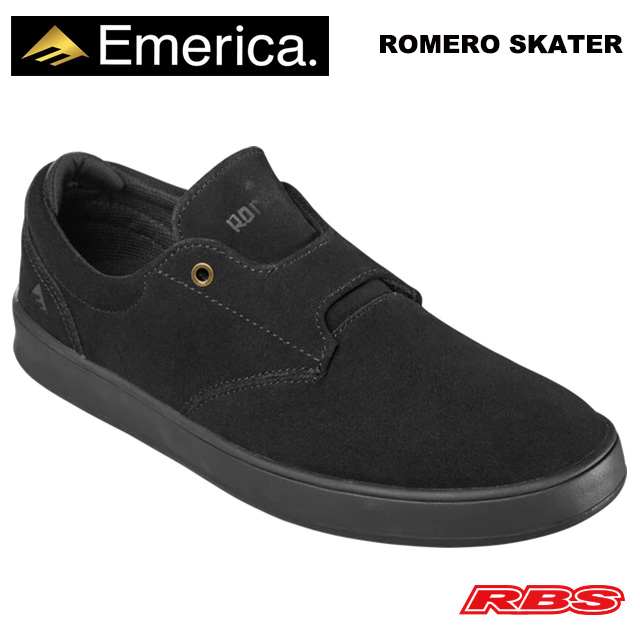 EMERICA ROMERO SKATER BLACK 【エメリカ スケート シューズ】【日本正規品】