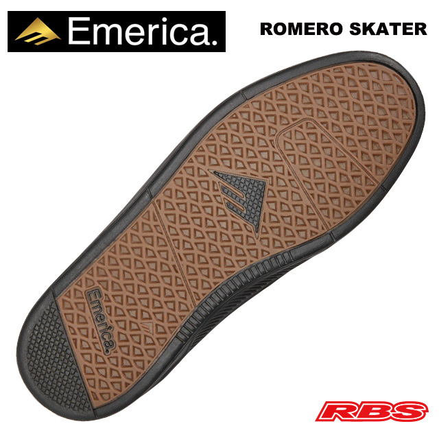 EMERICA ROMERO SKATER BLACK 【エメリカ スケート シューズ】【日本正規品】