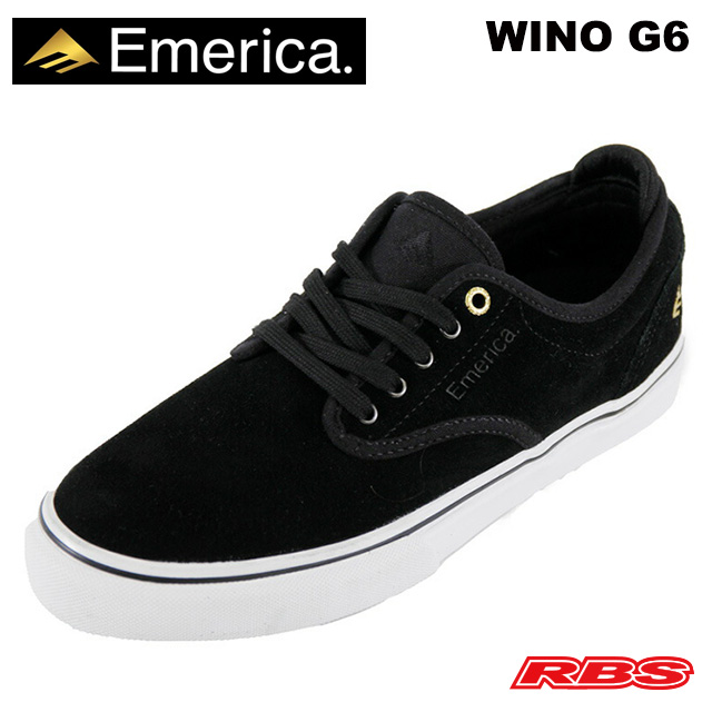 EMERICA WINO G6 BLACK/WHITE 【エメリカ スケート シューズ】【日本正規品】