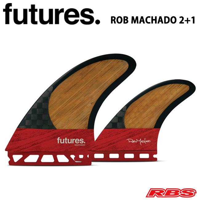 FUTURES フィン ROB MACHADO 2+1 ショート用【フューチャー トライフィン】【サーフィン サーフボード】【日本正規品】