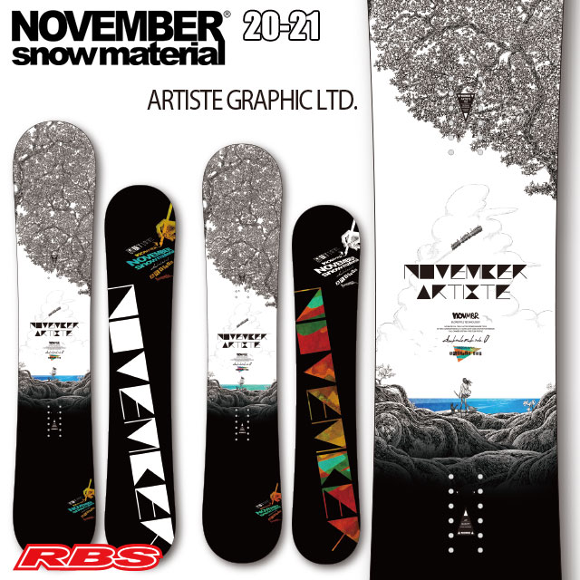 NOVEMBER 20-21 ARTISTE GRAPHIC LIMITED スノーボード 日本正規品 