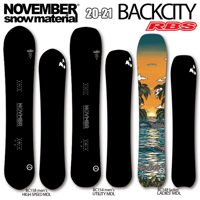 NOVEMBER 20-21 BACKCITY スノーボード 日本正規品