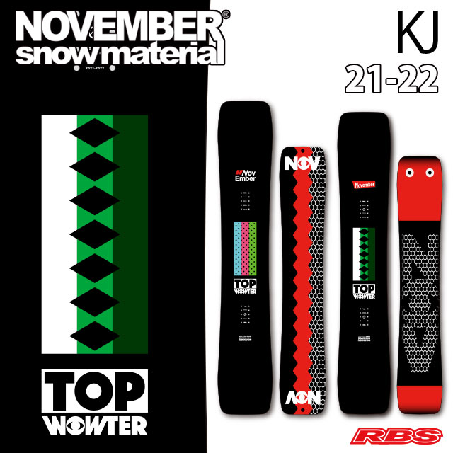 NOVEMBER 21-22 KJ スノーボード 日本正規品