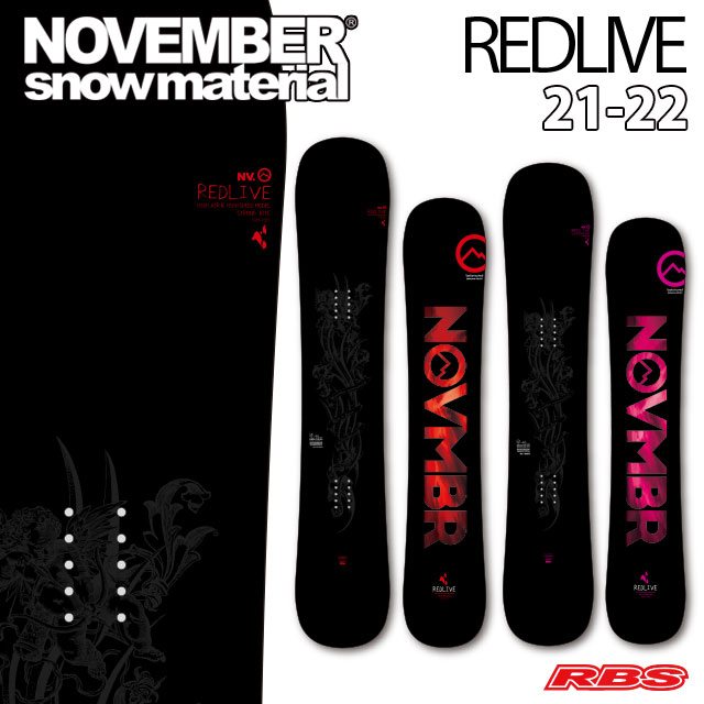 NOVEMBER 21-22 REDLIVE スノーボード 日本正規品