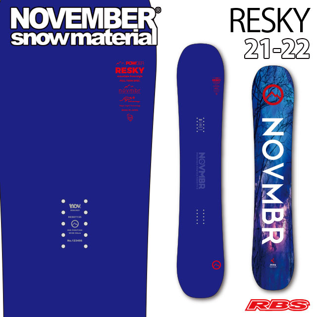 NOVEMBER 21-22 RESKY スノーボード 日本正規品