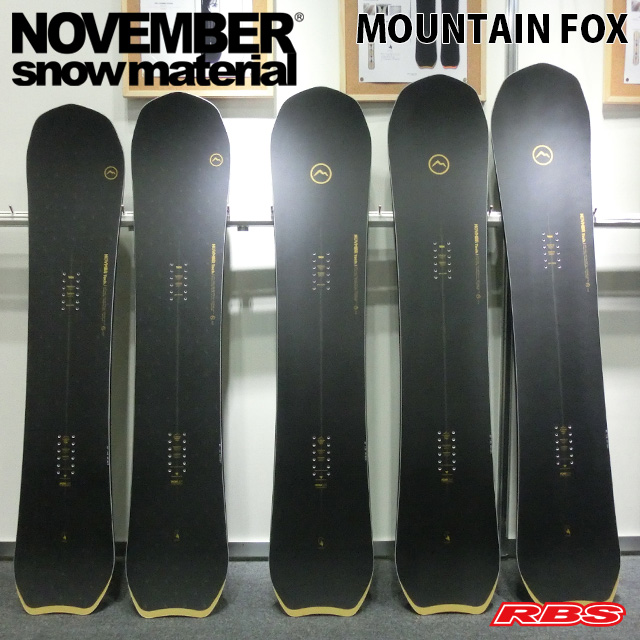 NOVEMBER 24-25 MOUNTAINFOX スノーボード 日本正規品 予約商品