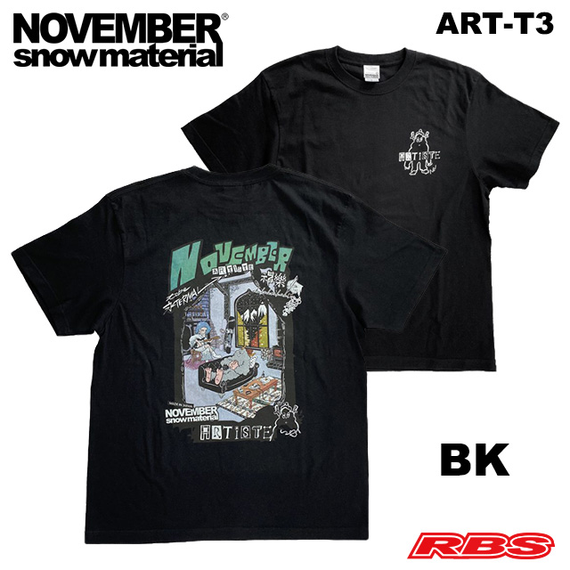 NOVEMBER 25-26 ART-T3 BK WT COTTON 日本正規品