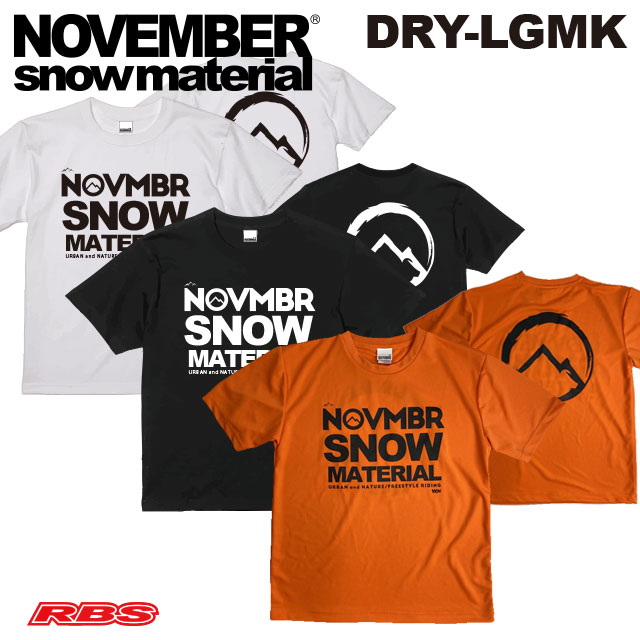 NOVEMBER Tシャツ 23-24 DRY-LGMK ノーベンバー スノーボード 日本正規品
