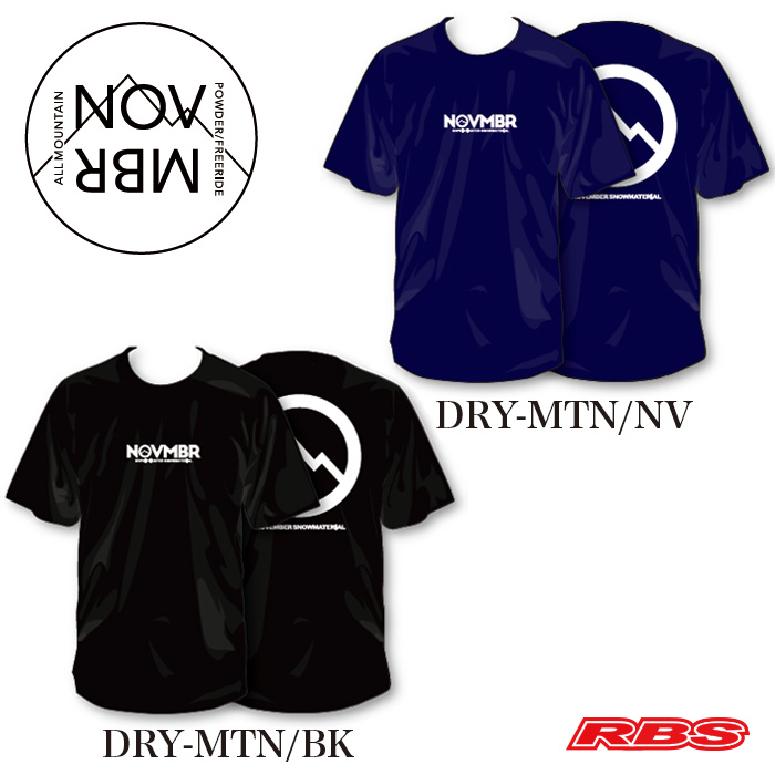 NOVEMBER Tシャツ DRY-MTN 【ノーベンバー 20-21 スノーボード】【日本正規品】