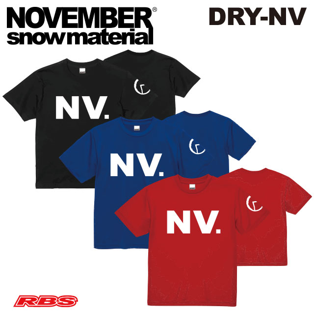 NOVEMBER Tシャツ 22-23 DRY-NV ノーベンバー スノーボード 日本正規品
